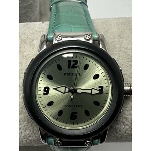 Fossil KA-1014 New Battery Sport Line Watch 35MM 7.5" Leather Band Rare M94‎